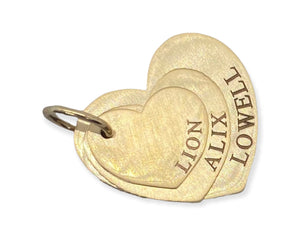 3/5/7 Name Stacking Hearts (Customizable)