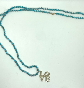 Turquoise Beaded Necklace